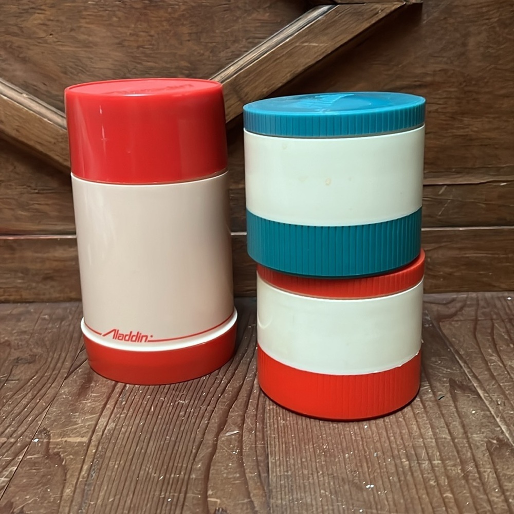 Vintage Lot of 3 Aladdin Thermos - Picture 2 of 7